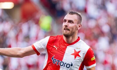 Tomáš Chorý v dresu Slavie Praha