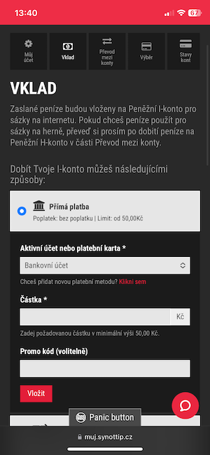 Jake jsou hlavni funkce mobilni aplikace Synottip