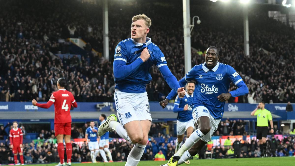 Jarrad Branthwaite, Premier League, Everton v Liverpool