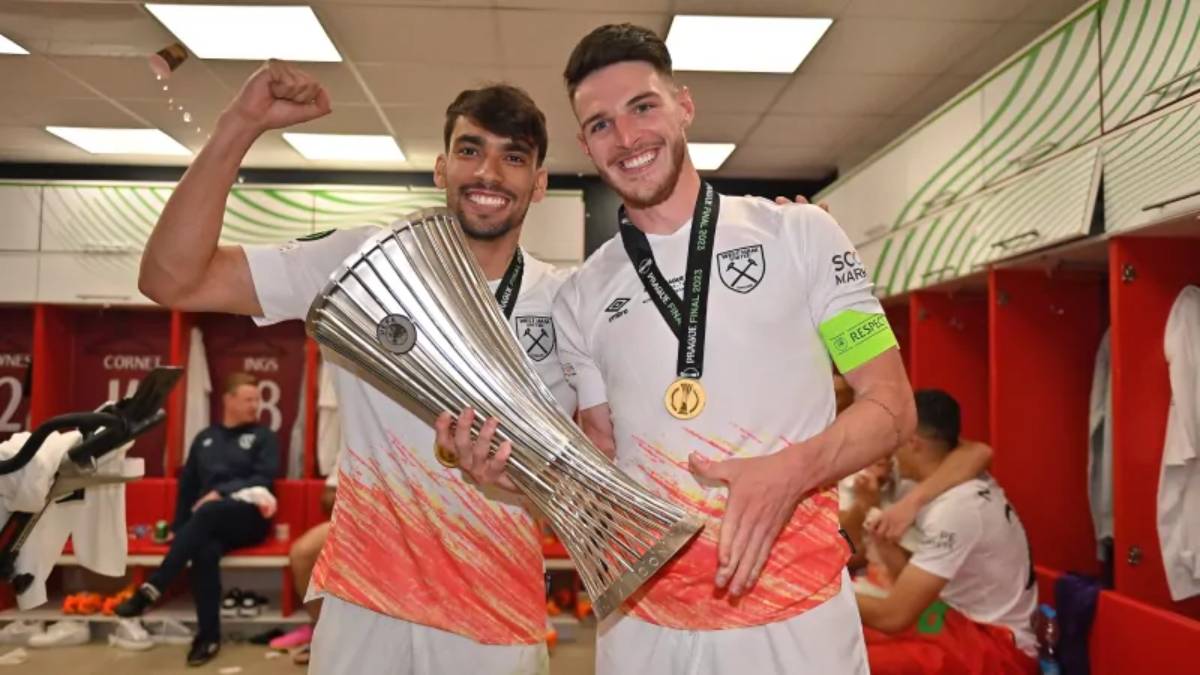 Lucas Paquetá, Declan Rice, West Ham United