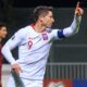 Robert Lewandowski slaví gól v dresu Polska