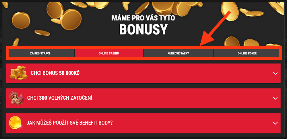 Synottip bonusy