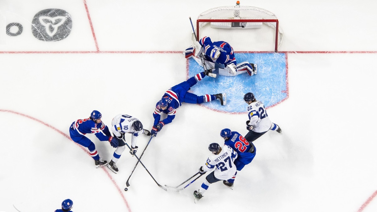 USA Finsko finále MS v hokeji juniorů