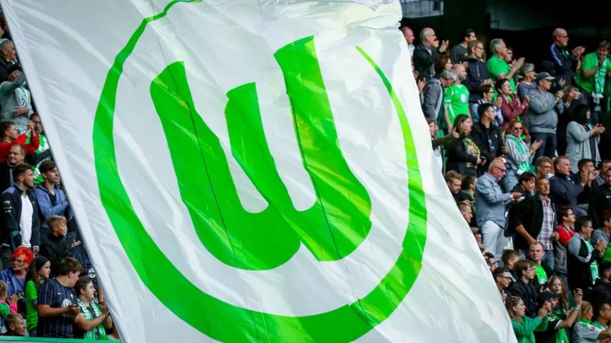 vlajka týmu VFL Wolfsburg