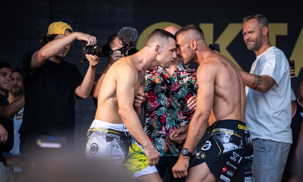 VIDEO: It will be stuffy in Bratislava!  The Octagon will deliver the Czechoslovak derby, it was hot at the staredowns, the returnee Ďatelinka is enjoying himself