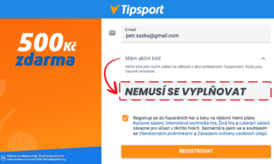 Tipsport akční kód